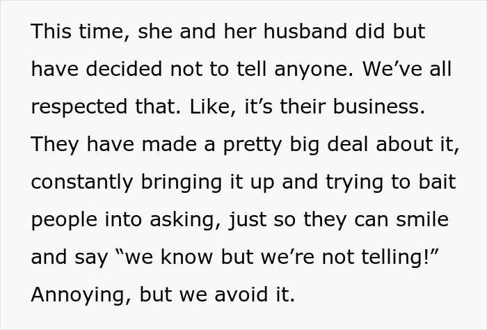 Sister Tries To Steal Woman&rsquo;s Baby Shower Thunder, Gets Politely Told To Shut It