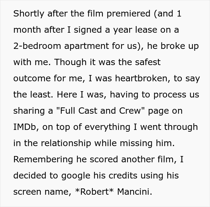 Woman Works Out That Her Boyfriend Was Faking His Identity, Exposes Him In A Movie Poster