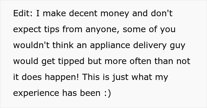 Netizens Discuss Why The Rich Don&rsquo;t Tip After This Appliance Delivery Courier Shares His Experience