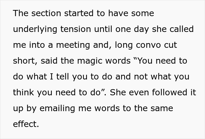 Employee Engages In Malicious Compliance To Show Their Superior That Micromanaging Is Not The Answer Employee Engages In Malicious Compliance To Show Their Superior That Micromanaging Is Not The Answer