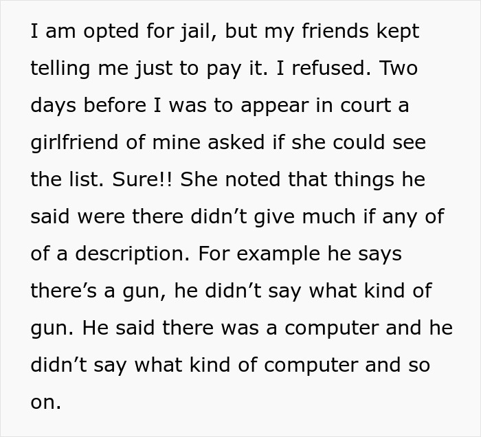 Woman Avoids Being Put In Jail During Divorce Proceedings And Gets Revenge On Ex Instead Woman Avoids Being Put In Jail During Divorce Proceedings And Gets Revenge On Ex Instead