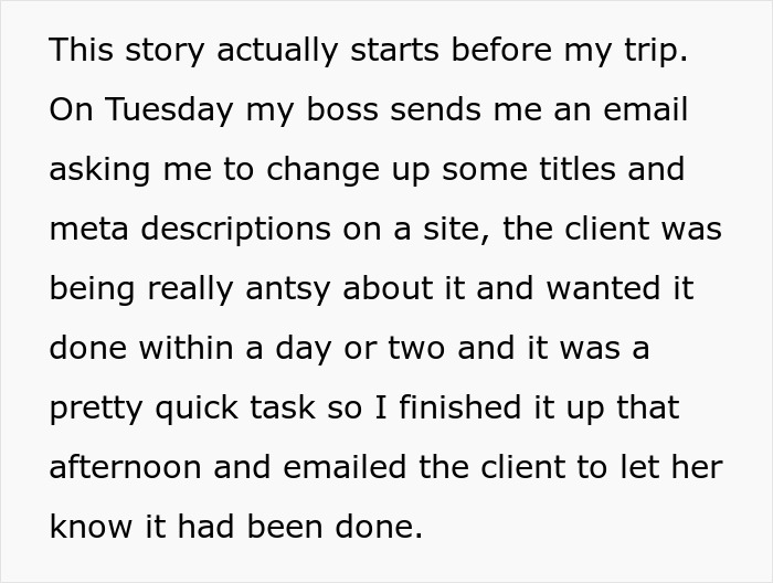 'Karen' Goes Wild After She Doesn't Get A Reply From Woman Who's On Vacation, Attempts To Get Her Fired