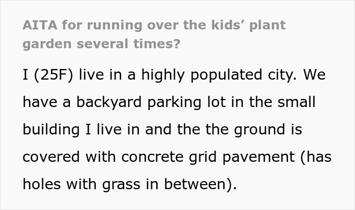 Neighbor Ruins Kid’s Botany Project Over And Over As Parents Keep Putting It In Her Parking Spot Neighbor Ruins Kid’s Botany Project Over And Over As Parents Keep Putting It In Her Parking Spot
