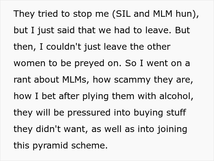 "My Life Was Ruined Because Of An MLM": Woman Livid At Hen Party After Guest Tries MLM Pitch