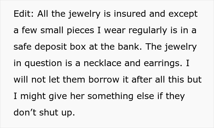 Woman Inherits Her Grandmother&rsquo;s Jewelry And Refuses To Let Her SIL Have It