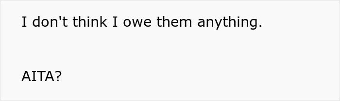 Person Refuses To Help Their &lsquo;Golden&rsquo; Child&rsquo; Brother As They Had To Make It All On Their Own