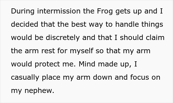 Woman Wreaks Petty Revenge On Fellow Theatergoer After Continuously Getting Elbowed During The Show
