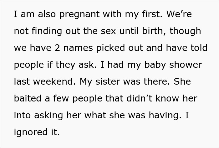 Sister Tries To Steal Woman&rsquo;s Baby Shower Thunder, Gets Politely Told To Shut It