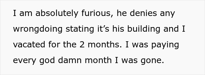 Tenant Thinks Their Stuff Was Stolen While On Vacation, Learns Their Home Was Airbnb'd By Landlord