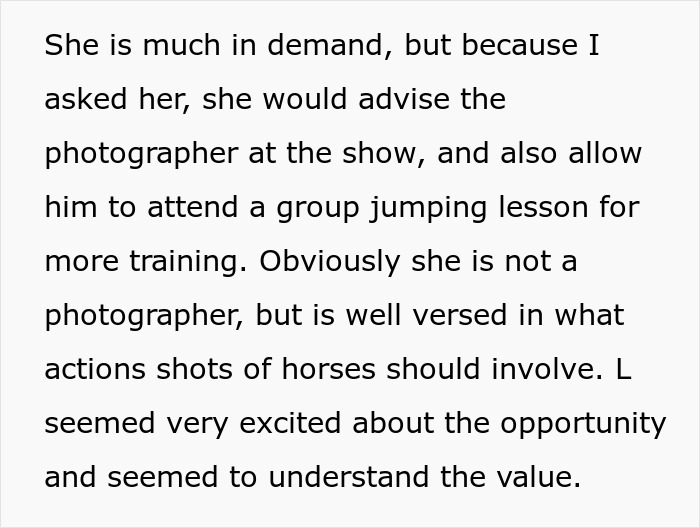 Photographer Thinks He&rsquo;s Entitled To $1000 And Free Specialized Training, Gets Reality Check