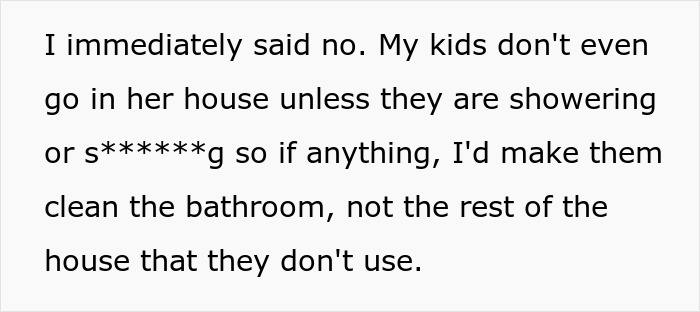 Woman Demands SIL&rsquo;s Kids Do Chores Around The House They Don&rsquo;t Even Live In, Drama Ensues