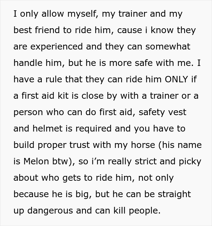 Karen Mom With Big Entitlement Energy Begs Horse Owner To Let Her 11 Y.O. Ride A Dangerous Horse Karen Mom With Big Entitlement Energy Begs Horse Owner To Let Her 11 Y.O. Ride A Dangerous Horse