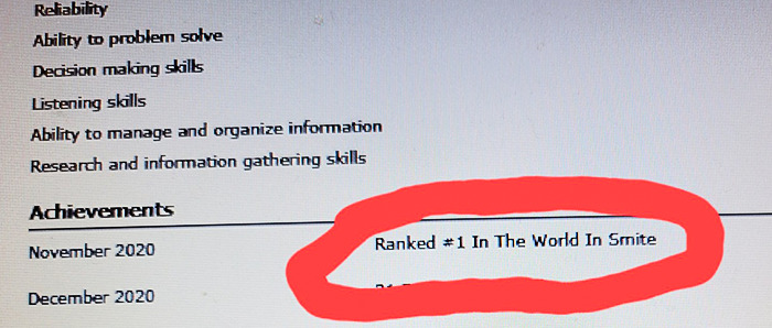 Received This Resume Today. Do I Send Back "Mid 1v1 For Job"?