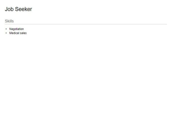 A Real, Complete Resume Submitted For A Hospital Admin Job