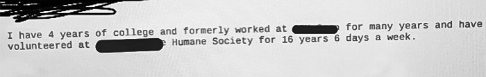 I Once Received This As Someone’s Entire Resume