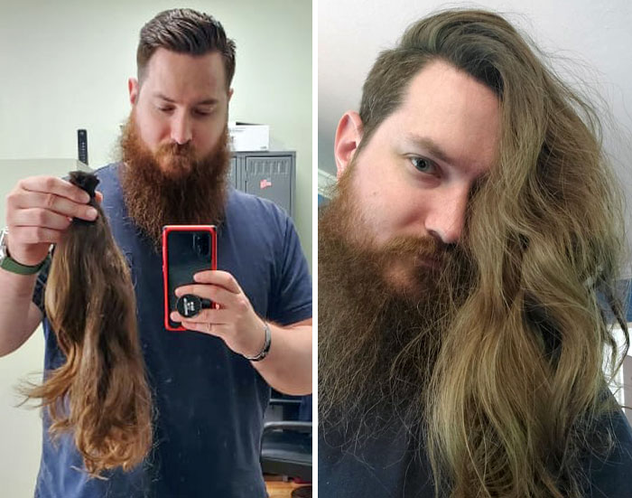 I Donated My Flow To Charity. If You're Ever Considering Chopping Your Hair, Please Donate If You're Able