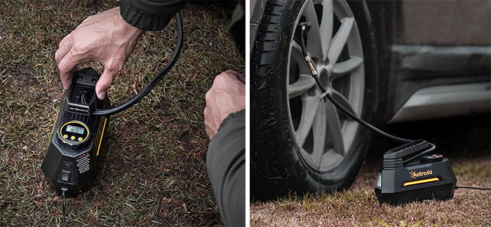 Astroai Tire Inflator Portable Air Compressor: Now $29.99 (Was $49.99)