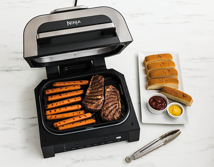 Picture of Ninja indoor grill on amazon