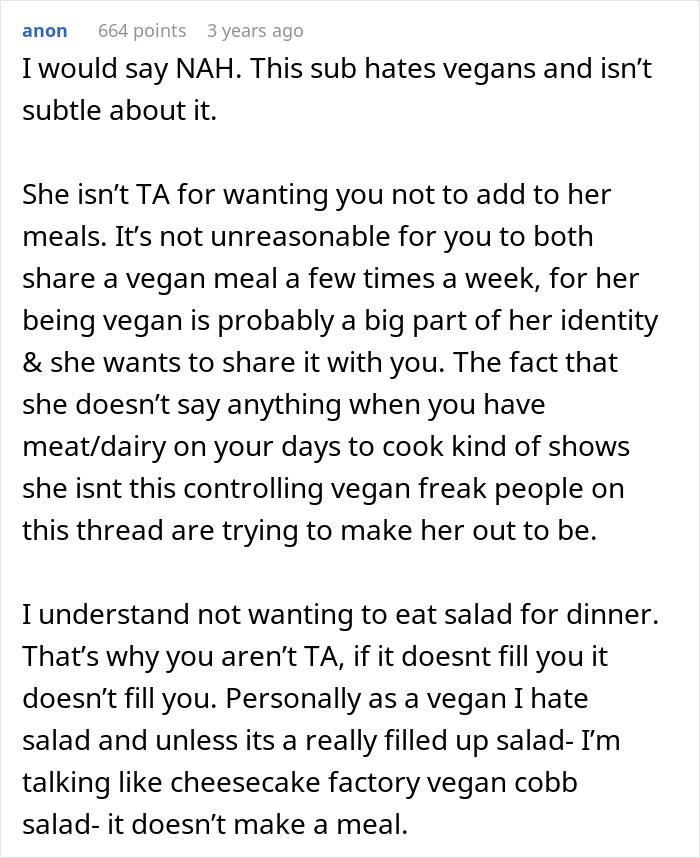 “AITA For Adding Meat To My Girlfriend’s Vegan Dishes?” “AITA For Adding Meat To My Girlfriend’s Vegan Dishes?”