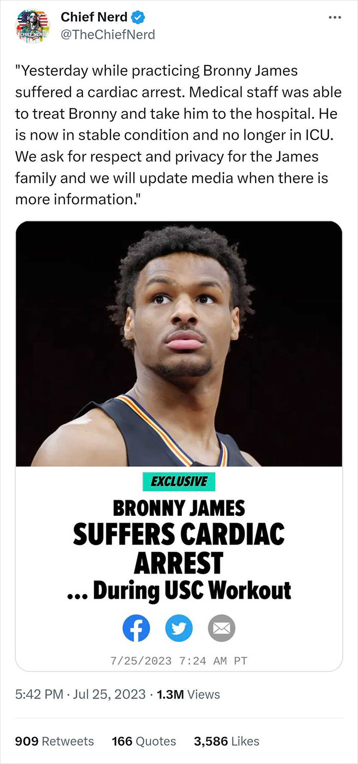 Elon Musk Responds To Bronny James&rsquo;, 18, Cardiac Arrest With Anti-Vax Conspiracy, Gets Slammed