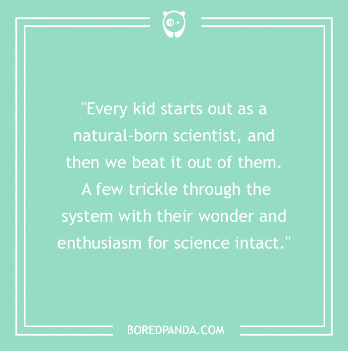 Carl Sagan Quote About Being Natural Born Scientist