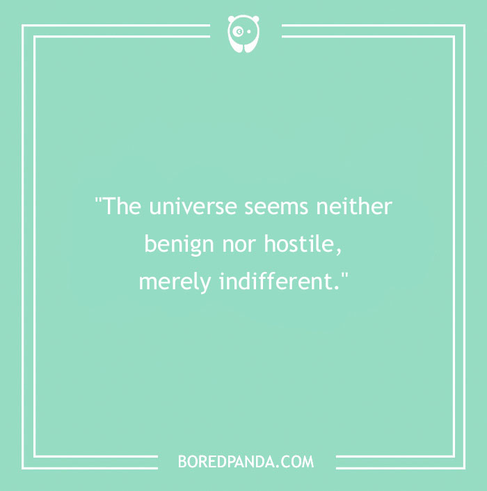 Carl Sagan Quote About The Universe 