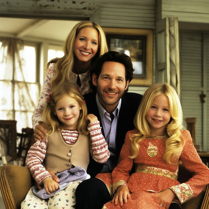 Paul Rudd And Lisa Kudrow (Friends)