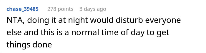 Neighbors Ask Woman To Stop Vacuuming At Noon, She Refuses And Turns To The Internet For Advice