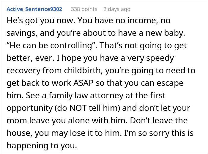 “Never Help Me Financially Again”: Pregnant Woman Can’t Believe How Frugal Her Husband Is “Never Help Me Financially Again”: Pregnant Woman Can’t Believe How Frugal Her Husband Is