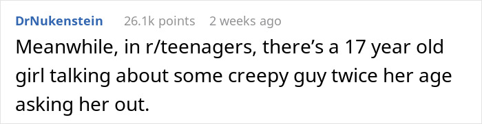 35 Y.O. Man Waits Until 17 Y.O. Turns 18 To Ask Her Out, Friend Questions If It&rsquo;s Normal