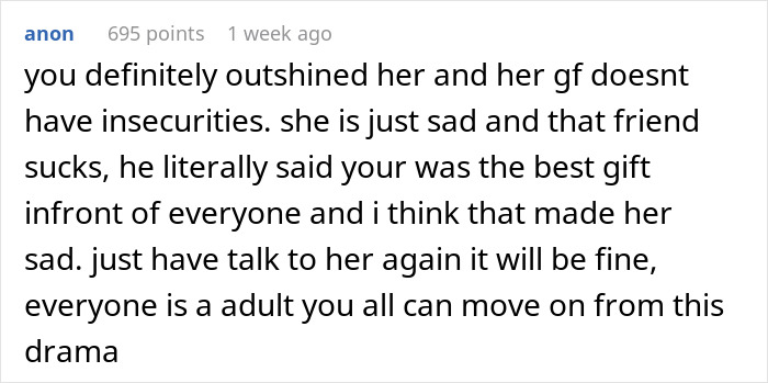 &ldquo;He Literally Screamed&rdquo;: Woman Asks The Internet If She Was In The Wrong For Getting A Male Friend An Expensive Gift