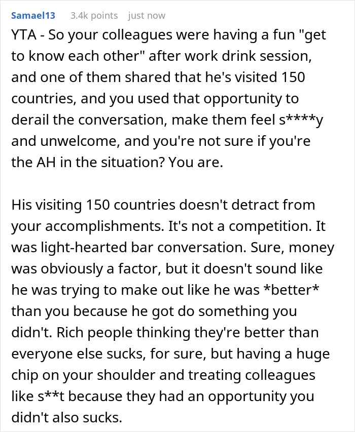 &ldquo;Am I A [Jerk] For Telling Someone That His &lsquo;Achievement&rsquo; Just Meant That He Had Rich Parents?&rdquo;