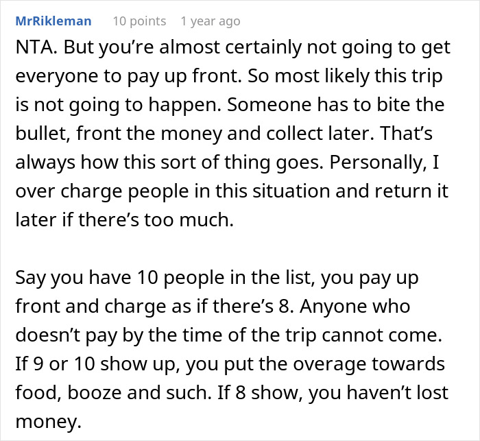 MOH Unwilling To Book An Airbnb Before Every Participant Chips In Upfront, Wonders If She's A Jerk