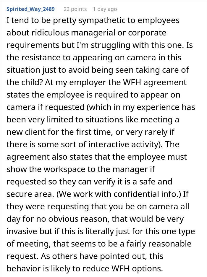 Boss Asks For Cameras To Be On And Full Engagement During Online Meets, One Worker &ldquo;Delivers&rdquo;