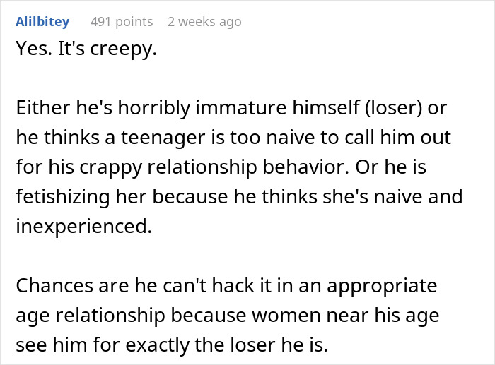 35 Y.O. Man Waits Until 17 Y.O. Turns 18 To Ask Her Out, Friend Questions If It&rsquo;s Normal