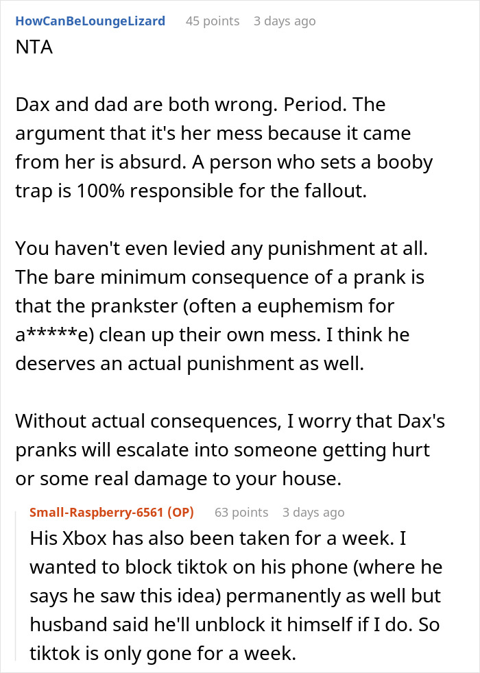 “Am I A Bad Mom?”: Dad Is Angry Wife Put Son "In Danger" After His Prank Went Wrong “Am I A Bad Mom?”: Dad Is Angry Wife Put Son "In Danger" After His Prank Went Wrong