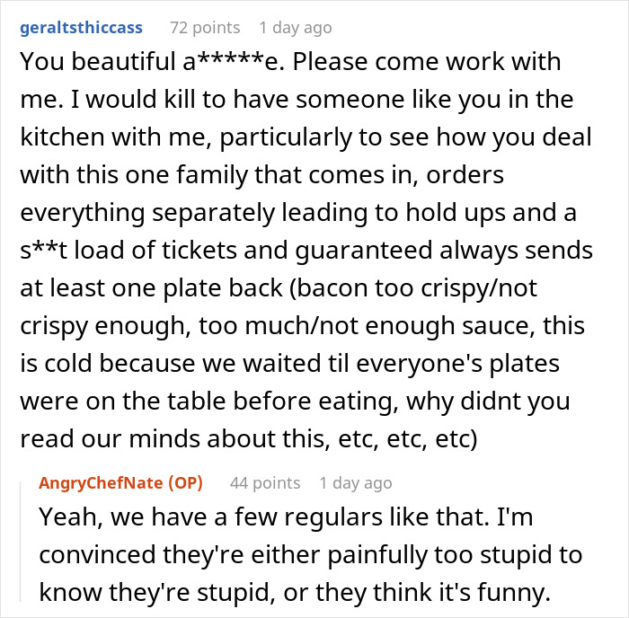 People Are Loving This Chef For Treating Customers’ Ridiculous Requests With Perfect Pettiness People Are Loving This Chef For Treating Customers’ Ridiculous Requests With Perfect Pettiness
