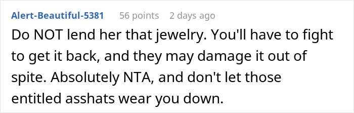 Woman Inherits Her Grandmother&rsquo;s Jewelry And Refuses To Let Her SIL Have It