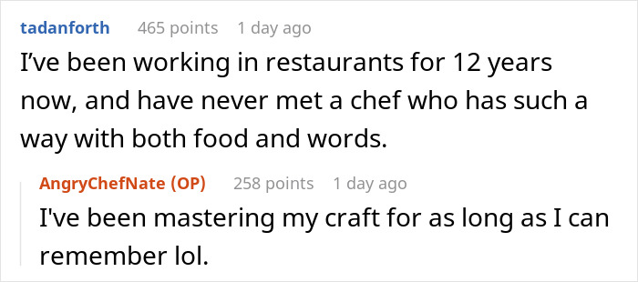 People Are Loving This Chef For Treating Customers’ Ridiculous Requests With Perfect Pettiness People Are Loving This Chef For Treating Customers’ Ridiculous Requests With Perfect Pettiness