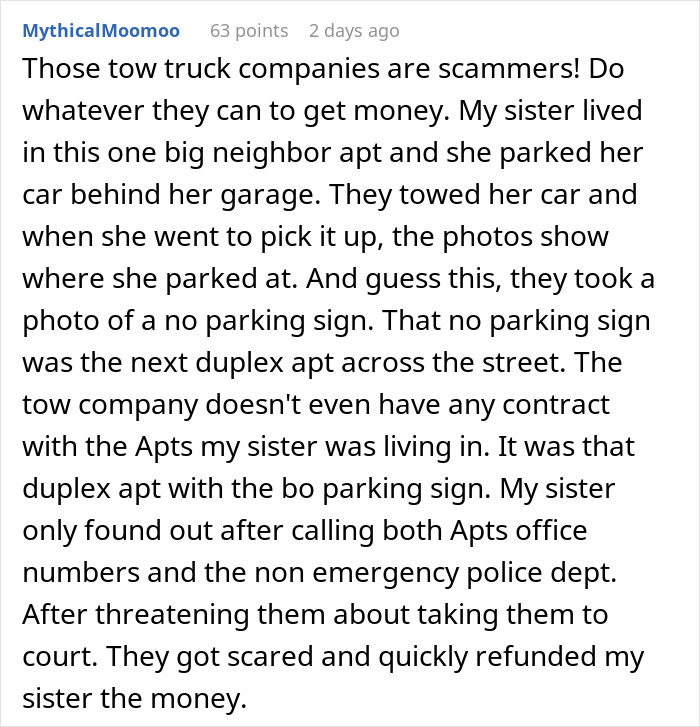 "The Employee Spit In His Face": GF Gets Revenge On Tow Company That Wrongfully Towed Her BF's Car