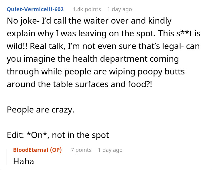 Restaurant Table Becomes Nappy Changing Station, Making Nearby Diners Nauseous Restaurant Table Becomes Nappy Changing Station, Making Nearby Diners Nauseous