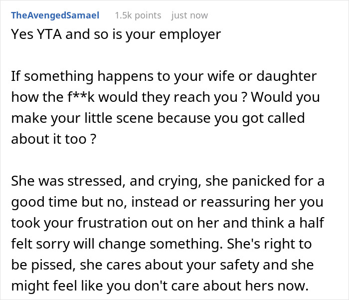 &ldquo;[Am I The Jerk] For Yelling At My Wife After She Blew Up My Phone With Calls Because Of A Fire?&rdquo;