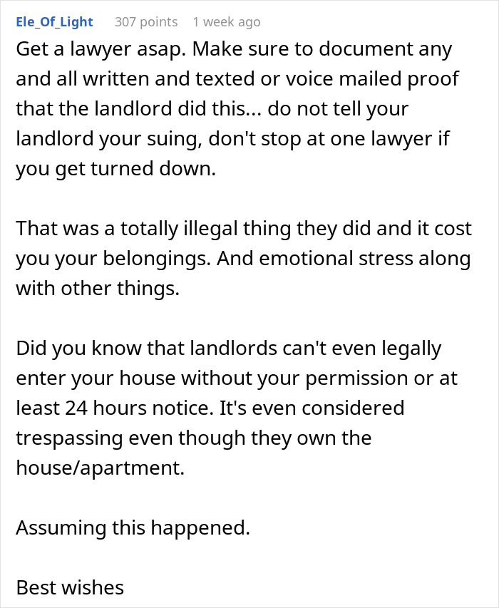 Tenant Thinks Their Stuff Was Stolen While On Vacation, Learns Their Home Was Airbnb'd By Landlord