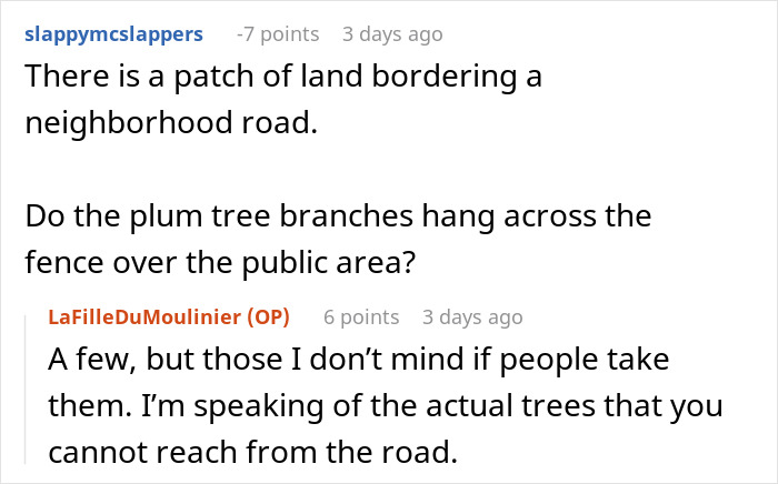 "Neighbor Yelled At Me Because I Harvested My Fruits Before She Could Steal Them" "Neighbor Yelled At Me Because I Harvested My Fruits Before She Could Steal Them"