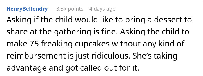 Relative Thinks 9-Year-Old &ldquo;Shouldn&rsquo;t Expect Payment&rdquo; For 75 Cupcakes, Gets Called Out By Mom