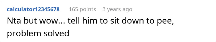 &ldquo;The Bathroom Floor Was Suddenly Always Wet&rdquo;: BF Keeps Missing The Toilet, GF Gets Resourceful