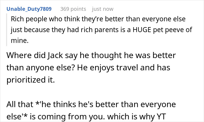 &ldquo;Am I A [Jerk] For Telling Someone That His &lsquo;Achievement&rsquo; Just Meant That He Had Rich Parents?&rdquo;