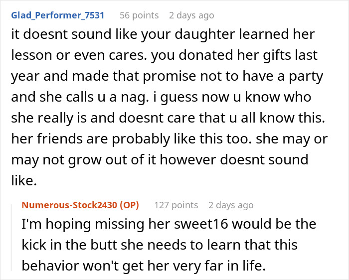 &ldquo;She Thinks We&rsquo;ll Cave&rdquo;: Bratty Teen Insults Her Friend, Parents Cancel Her Sweet 16 In Return
