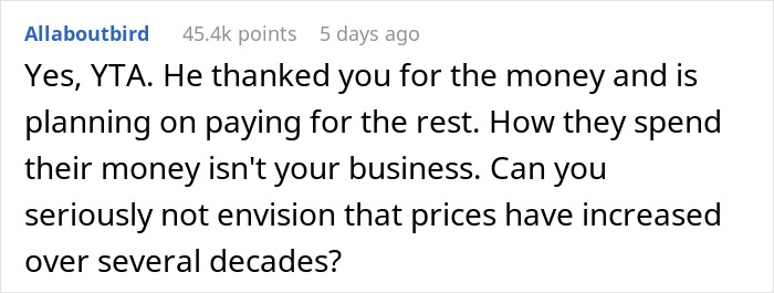 Dad Wants Son To Throw A Wedding For Under $10k Like He Did In The &lsquo;80s, Gets Brought Back To 2023