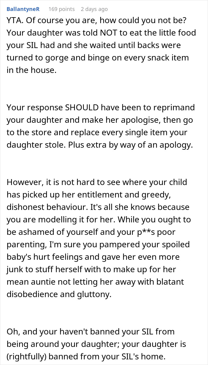 Mom Asks If She Handled The Situation Over Struggling SIL&rsquo;s Food Like A Jerk, Gets No Sympathy